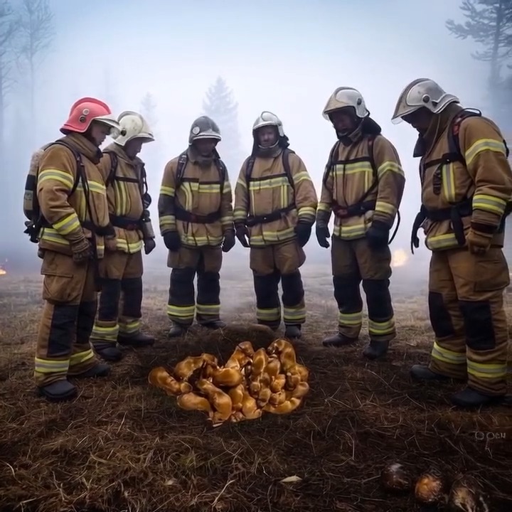 The firefighters thought they had saved 9 puppies from a fire. But when the vet looked at them, he said something that sent chills down their spines…