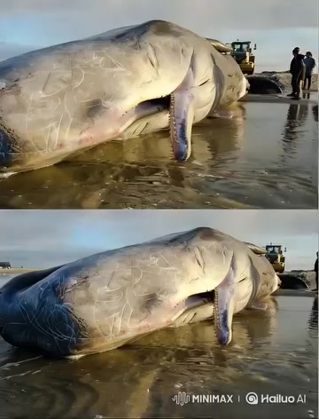 What specialists found in the stomach of the young sperm whale shocked the entire world