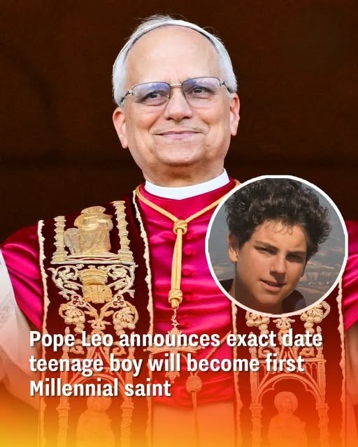 Pope Leo announces exact date teenage boy will become first Millennial saint