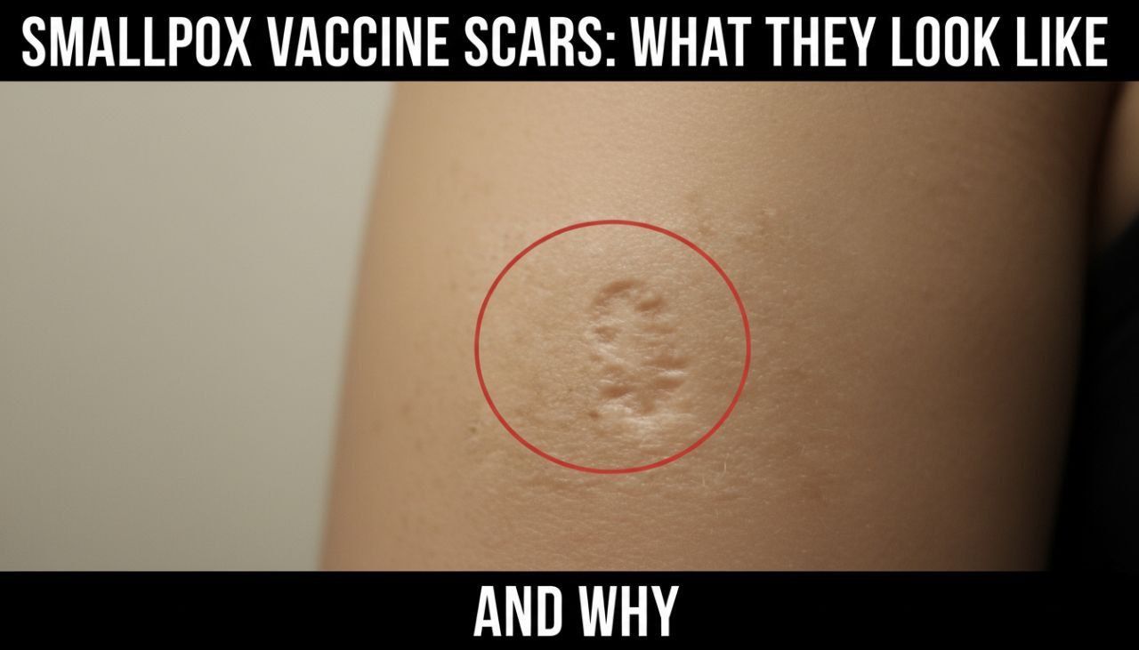 Smallpox vaccine scars: What they look li