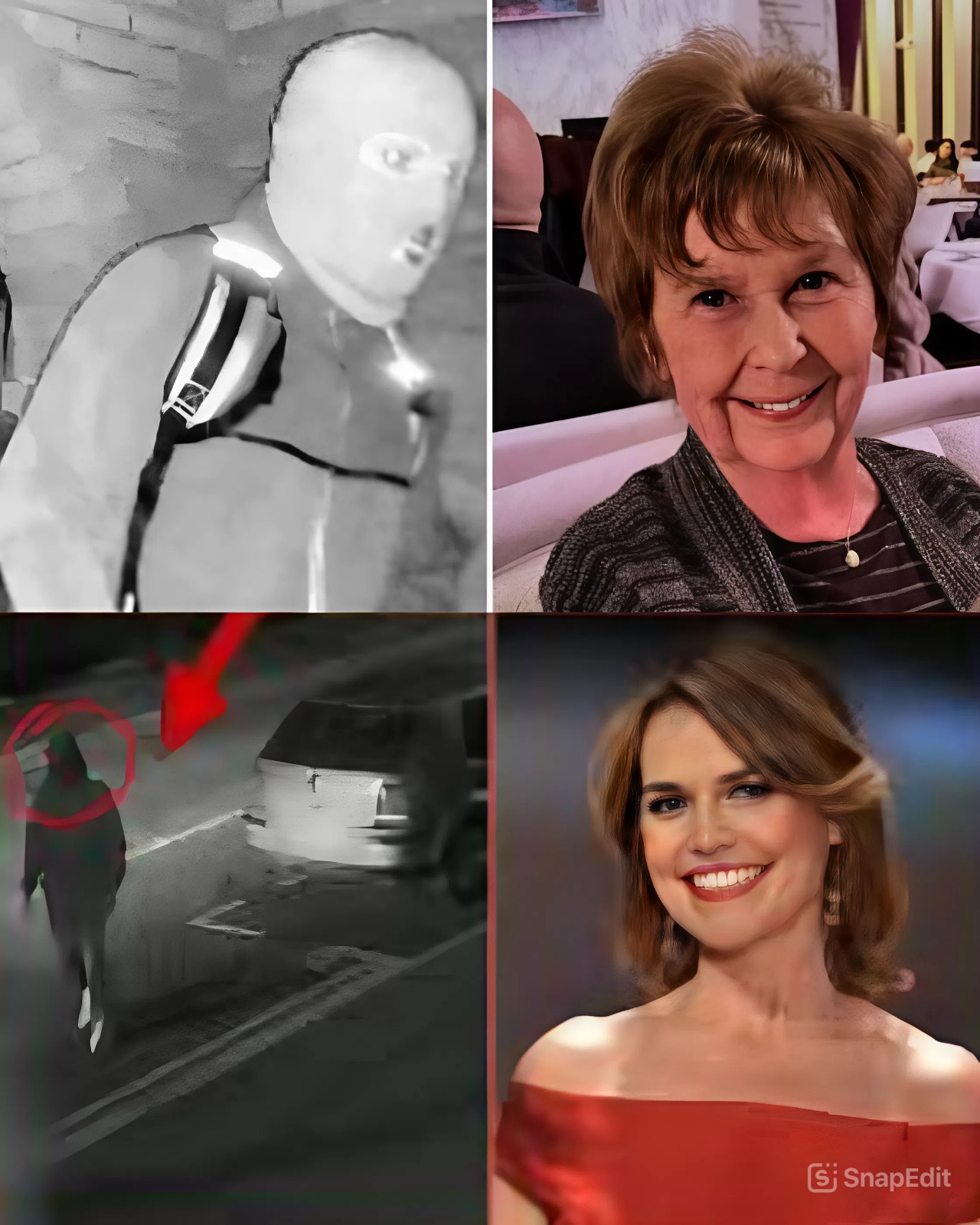 A camera angle from a different location inside Nancy’s house revealed the presence of another suspect, prompting police to officially issue a search warrant…