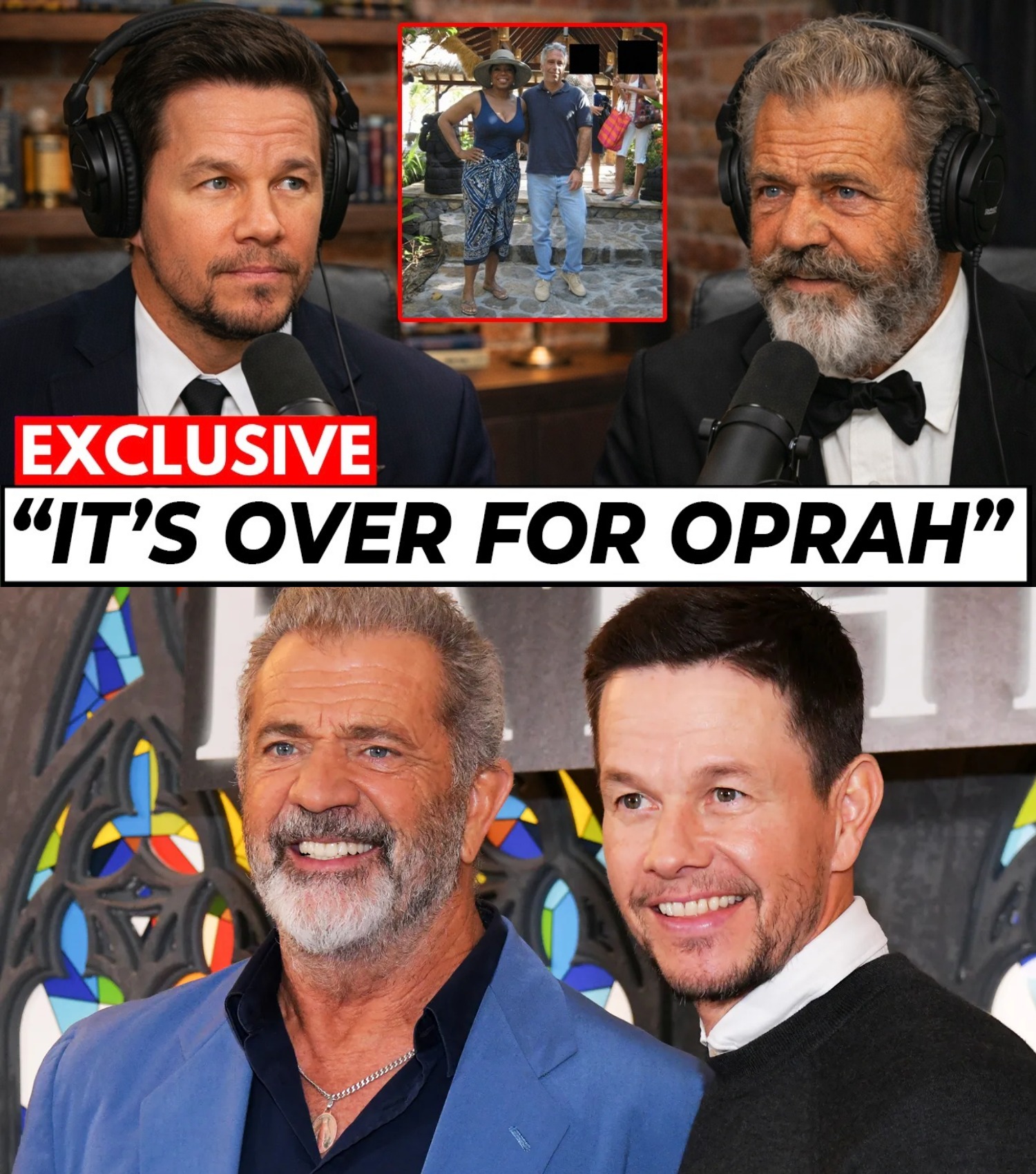 Mel Gibson and Mark Wahlberg Reveal Why Oprah Didn’t Want ‘Sound of Freedom’ Released