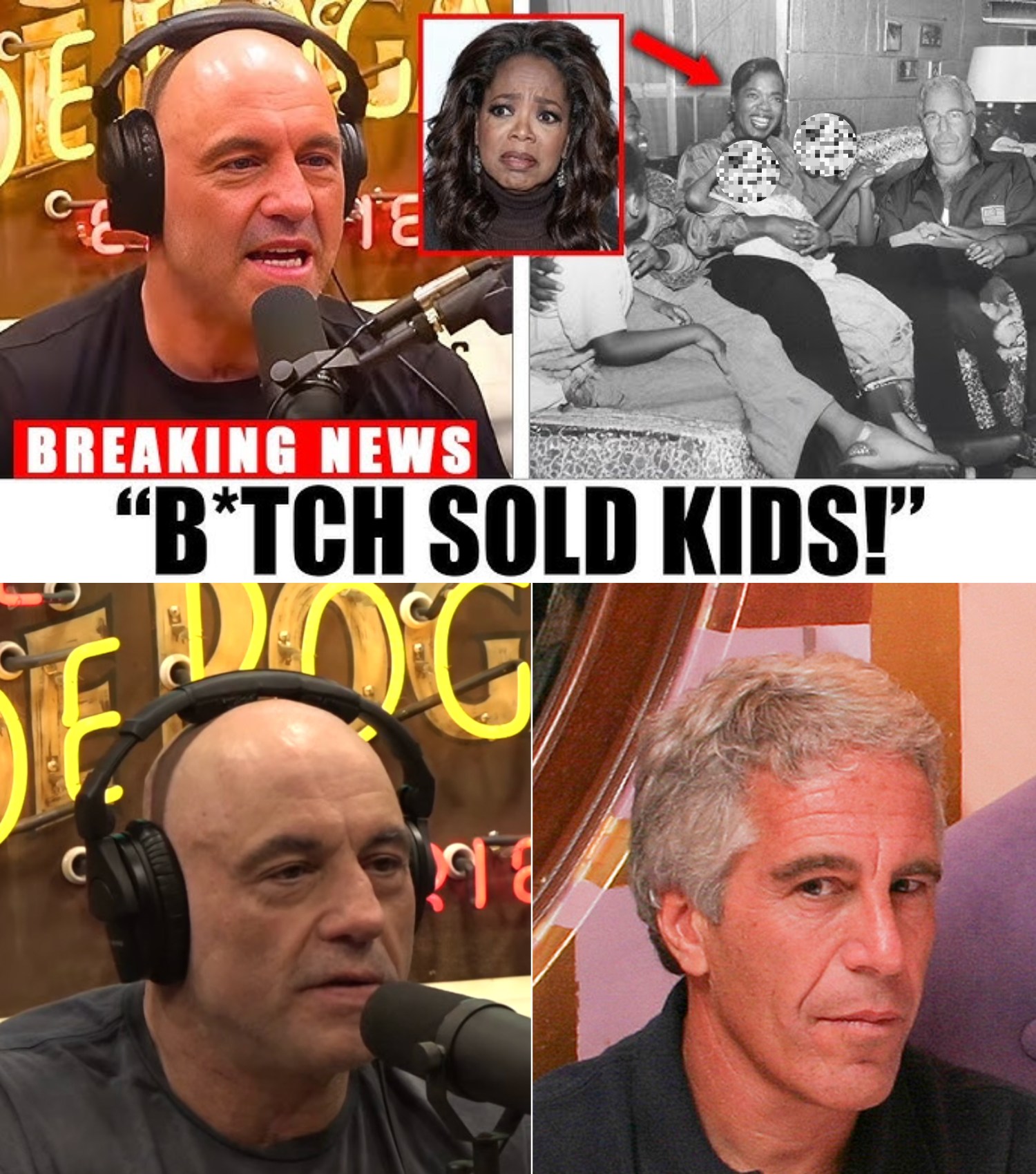Joe Rogan EXPOSES Oprah’s Role In Epstein’s Baby Farm!