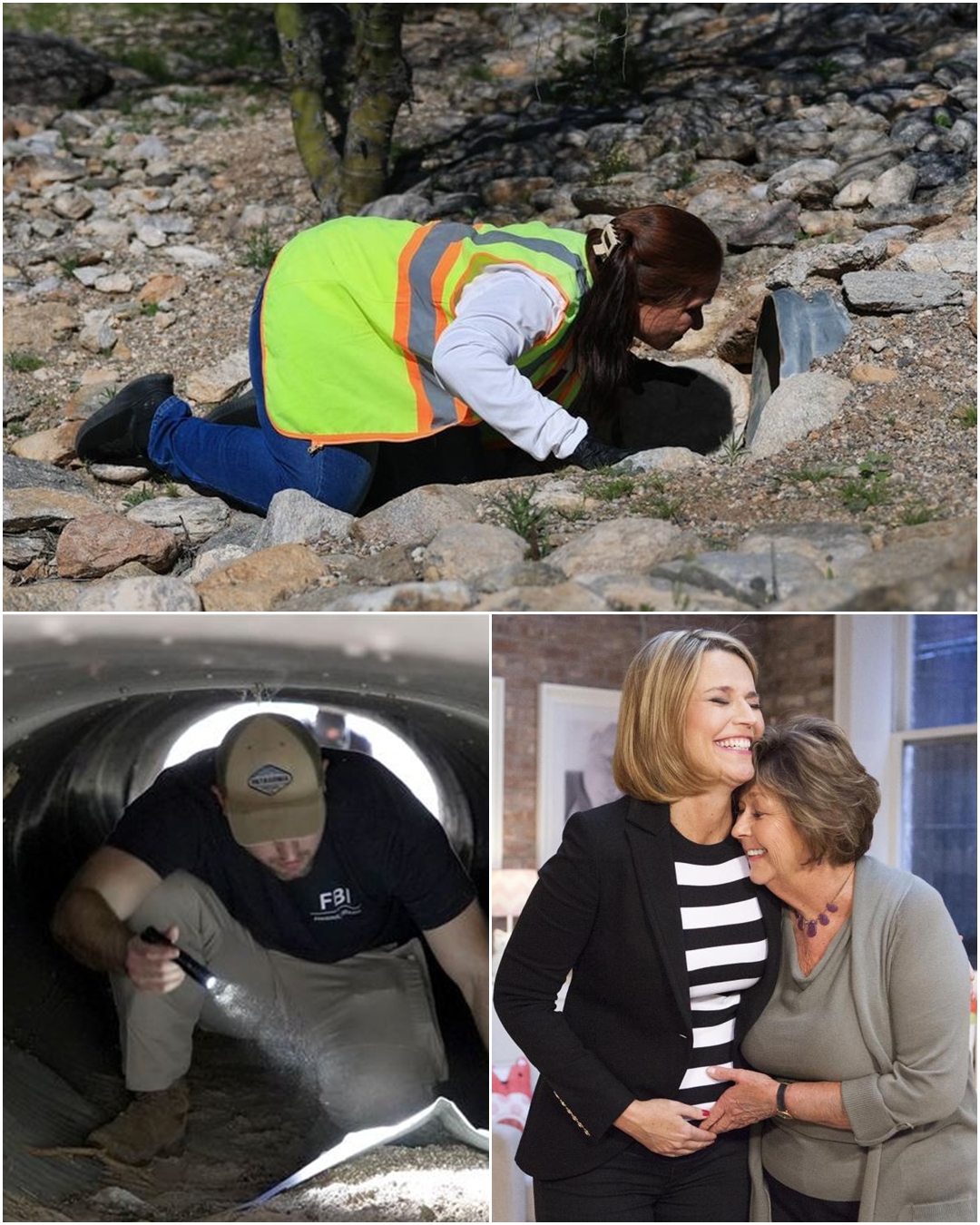 THE DRAINAGE SECRET: A city worker found a blood-stained BLACK BACKPACK jammed inside a storm drain 2km from the Guthrie estate — inside was a “to-do list” for body disposal written on the back of a Guthrie family business card