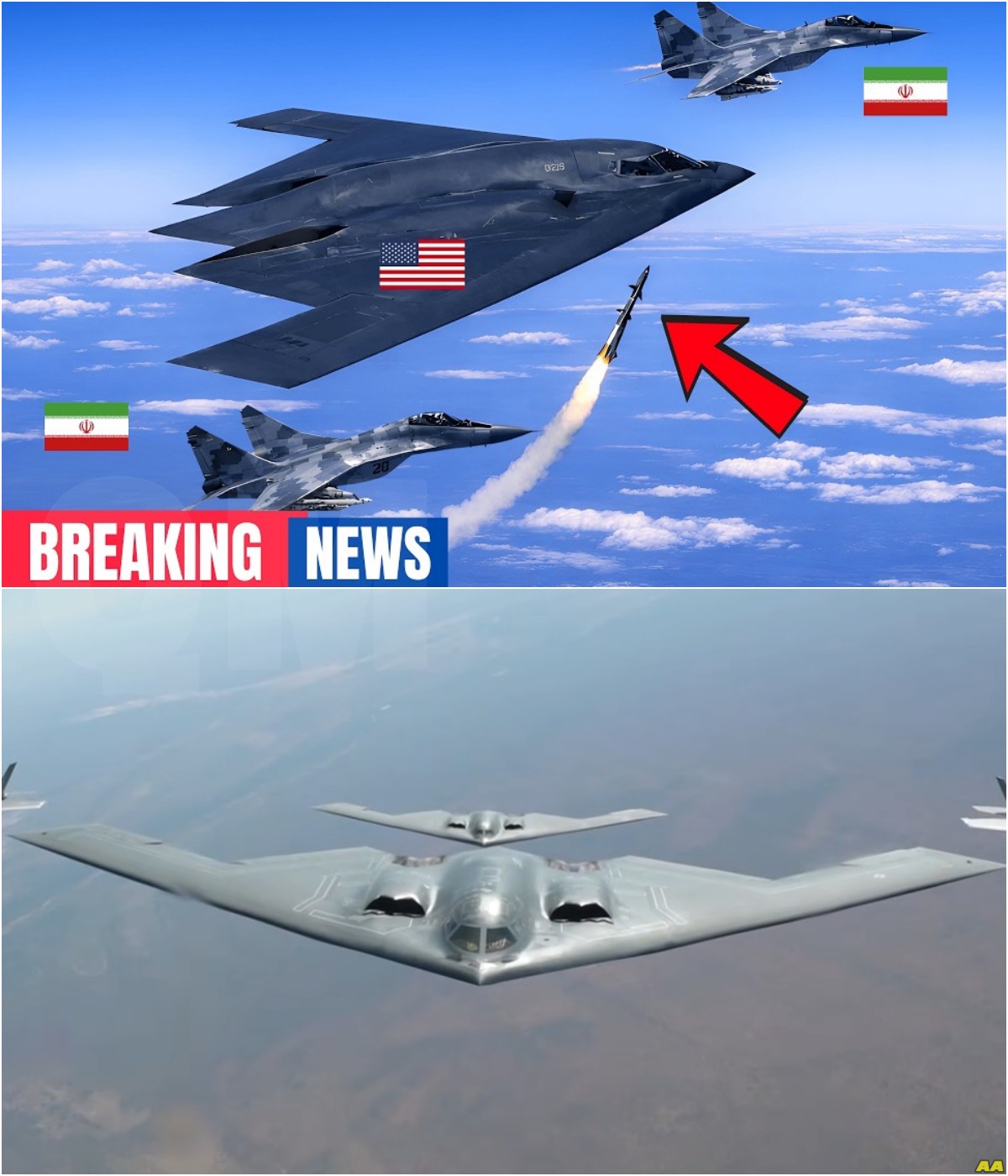 Iranian Jets AMBUSH a U.S. B-2 – 12 Minutes That Changed Everything