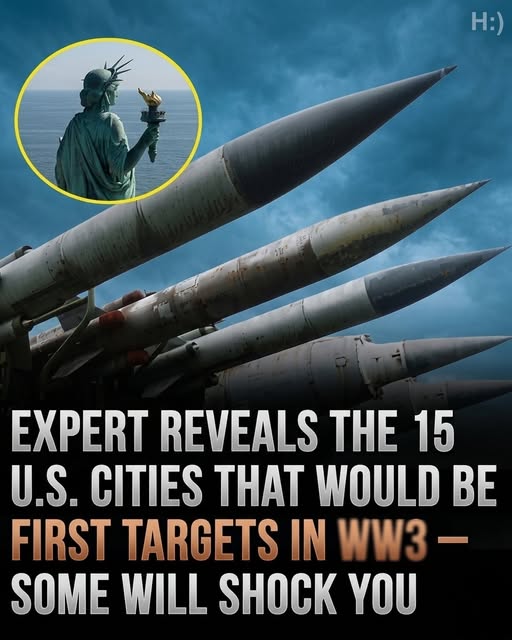 Expert reveals the 15 US cities that would be first targets in WW3 – some might surprise you