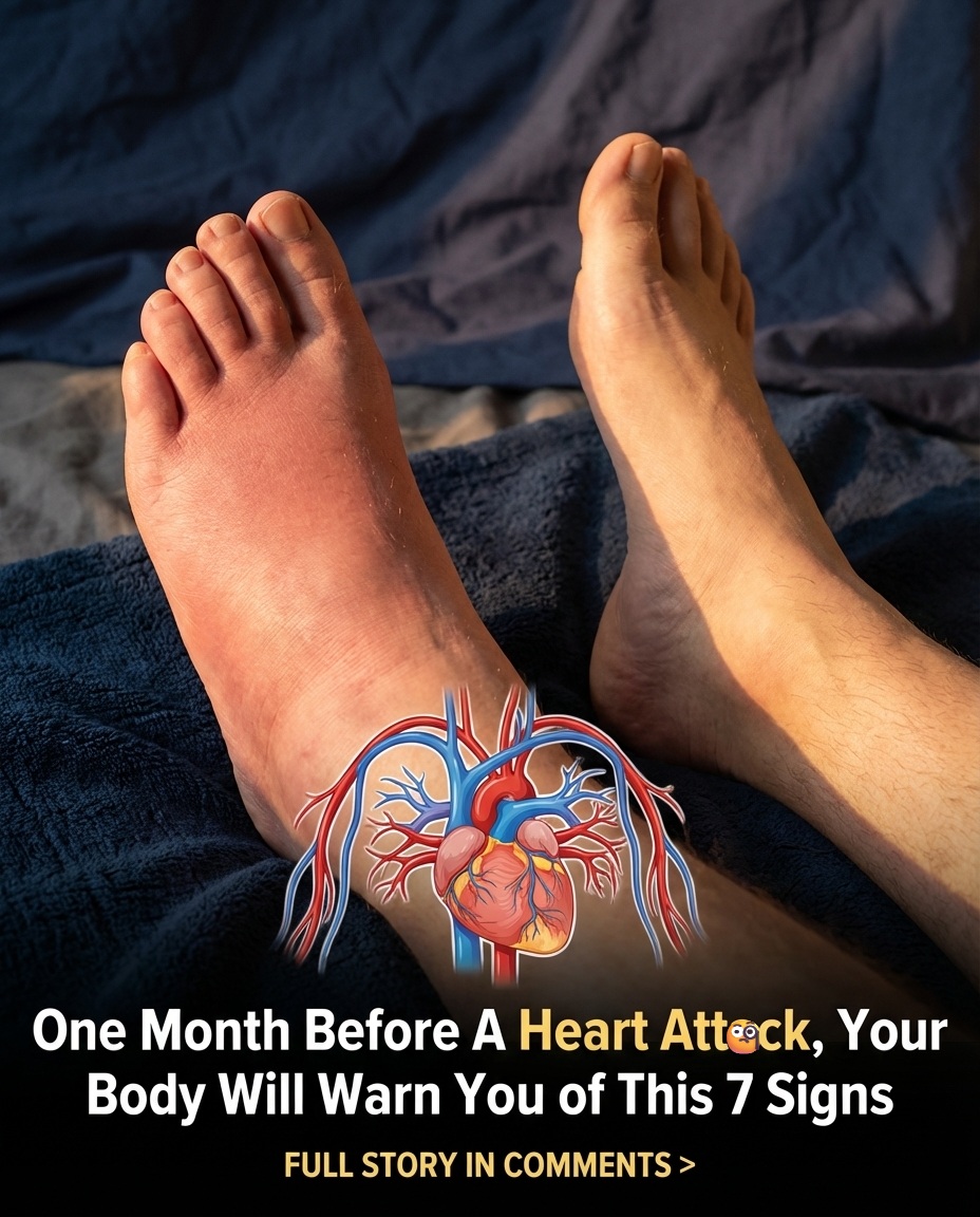 7 Early Warning Signs Your Body May Show Before a Heart Att.ack