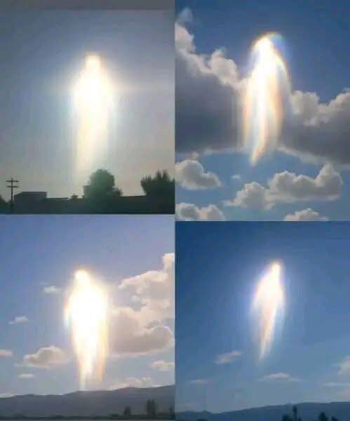 Meanwhile over the island of Ikaria in Greece a dazzling bright light apparition has appeared..