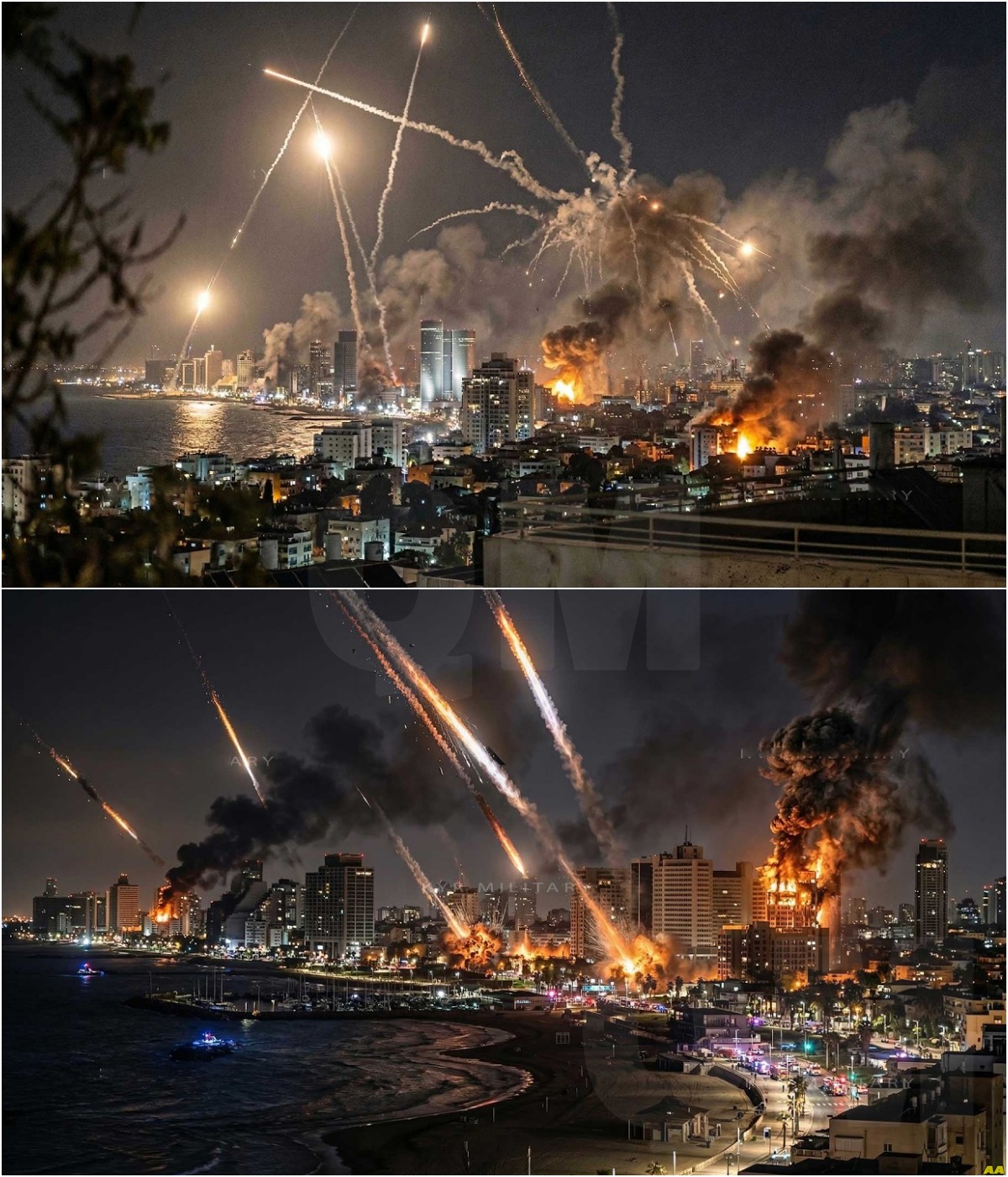 HEZBOLLAH INTERVENES! Dozens of Missiles Rain Down on Israel from Multiple Directions