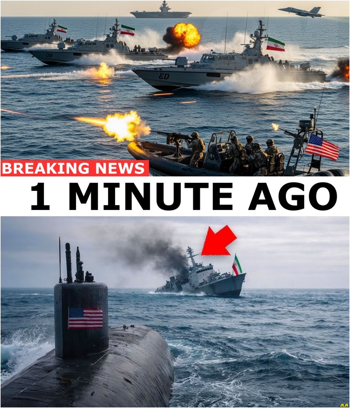 US Navy SEALS INTERCEPT Iranian Fast Attack Craft – 3 Vessels SUNK in Persian Gulf