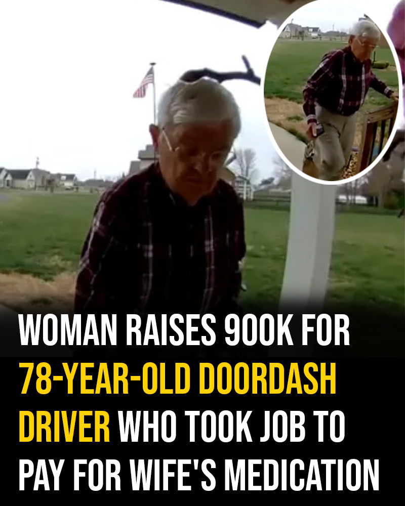 Woman raises 900k for 78-year-old DoorDash driver who took job to pay for wife’s medication