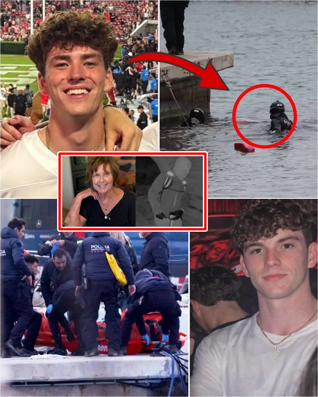 The tragic death of American student Jimmy Gracey in the waters of Barcelona: Forensic results shock the United States, revealing eerie similarities with other student disappearances across Europe