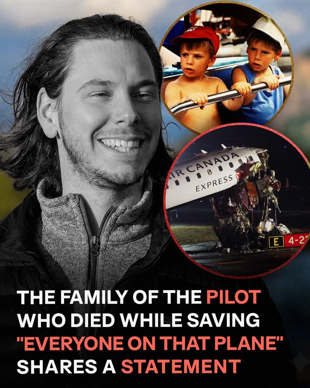 Family of Jazz Aviation Hero Pilot Antoine Forest Speaks Out, Shares Heartwarming Childhood Photo