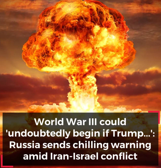 Russia warns it will bring about the ‘end of the world’ if Trump…See more