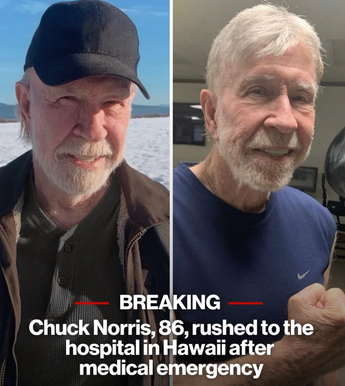 Chuck Norris, 86, rushed to the hospital in Hawaii after medical emergency