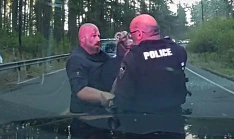 Thurston County deputy fights with DUI suspect who grabbed her gun at crash scene