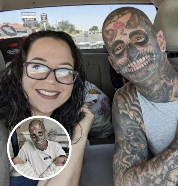 Heavily Tattooed Dad Called A ‘Monster’ By Many But Here’s How He Looked Before All The Tattoos