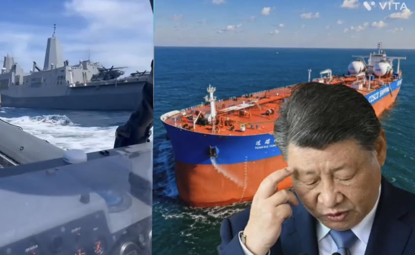 US BLOCKADE CRUSHES IRAN’S OIL LIFELINE AS CHINA-BOUND TANKERS TURN TAIL… See more