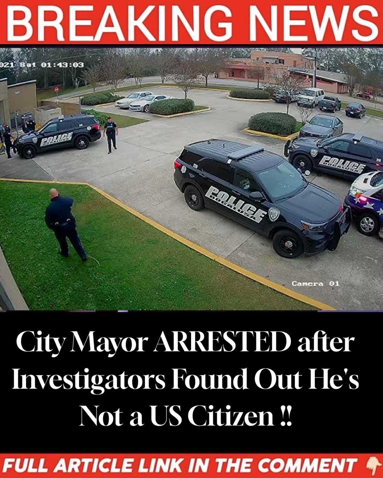 Mayor Arrested After Being Exposed As Noncitizen While Voting For His Own Re-Election
