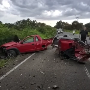 A Serious Accident Occurred Minutes Ago on the Sa… Road